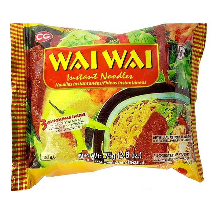 WAIWAI NOODLES-CHICKEN 75G 