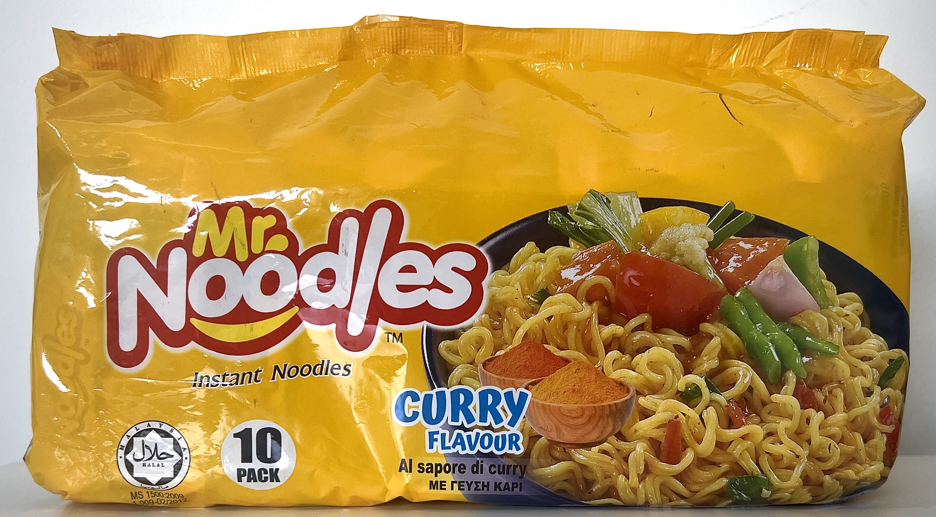 MR NOODLES CURRY 10 PACK