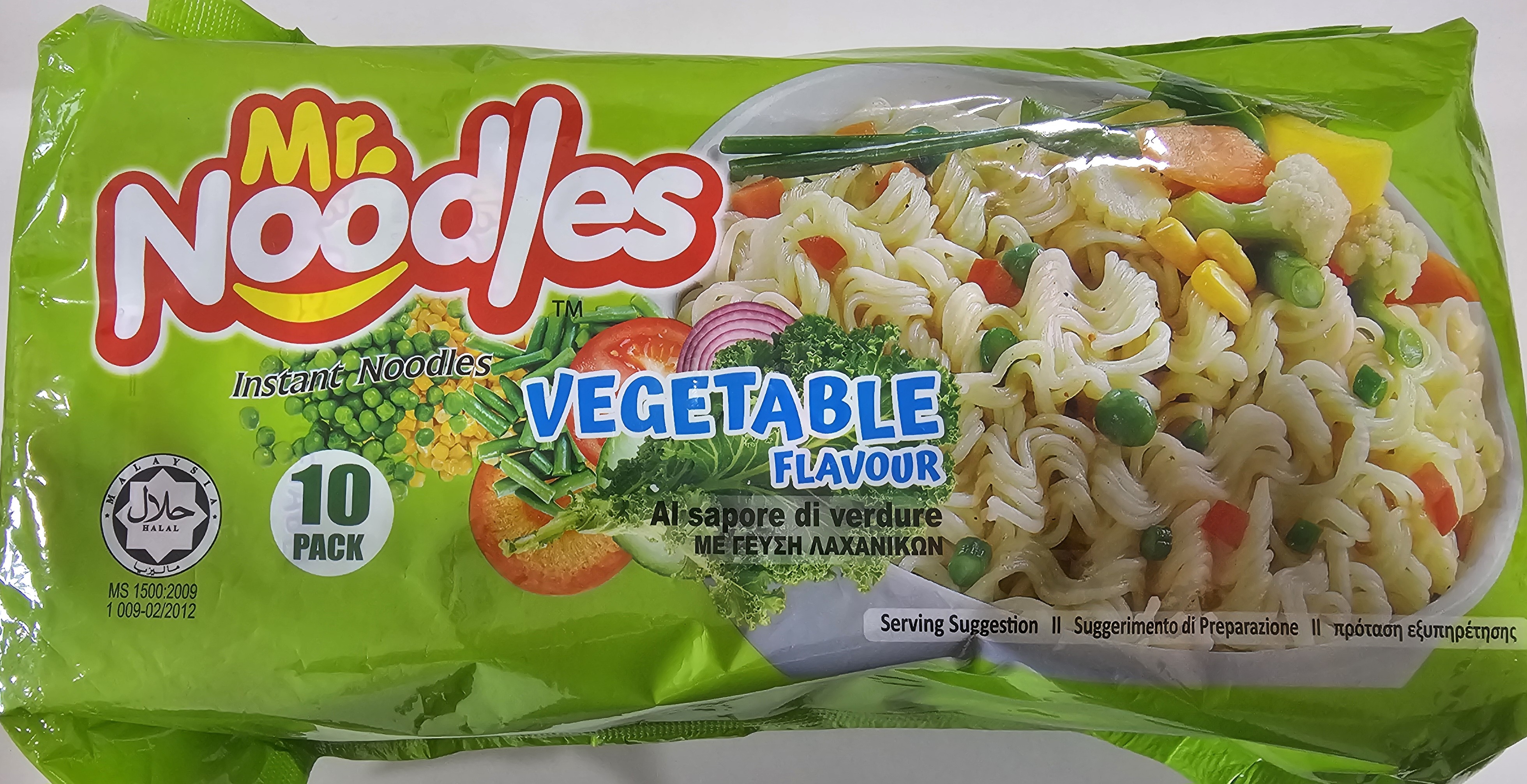 MR NOODLES VEGETABLES 10 PACK